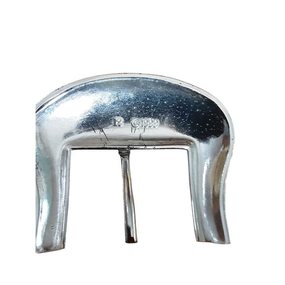 Kirkpatrick Marshal Cross Draw Ammo Leather Belt 357 CAL USA Size 36 Silver Tone - Picture 14 of 16